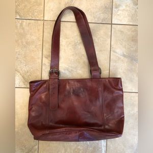 I Medici Borsa Shopping Leather Tote Bag
